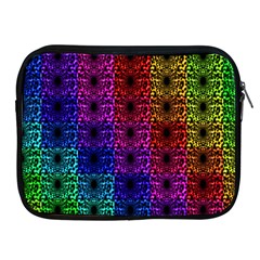 Rainbow Grid Form Abstract Apple iPad 2/3/4 Zipper Cases