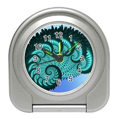 Fractals Texture Abstract Travel Alarm Clocks by Nexatart