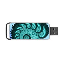 Fractals Texture Abstract Portable Usb Flash (two Sides) by Nexatart