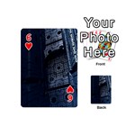 Graphic Design Background Playing Cards 54 (Mini)  Front - Heart6