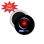 Hal 9000 1.75  Magnets (100 pack)  Front