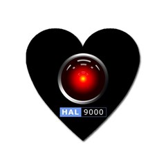 Hal 9000 Heart Magnet