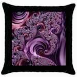 Abstract Art Fractal Art Fractal Throw Pillow Case (Black) Front