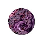 Abstract Art Fractal Art Fractal Rubber Round Coaster (4 pack)  Front