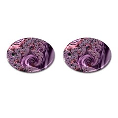 Abstract Art Fractal Art Fractal Cufflinks (oval) by Nexatart