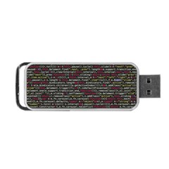 Full Frame Shot Of Abstract Pattern Portable Usb Flash (one Side) by Nexatart