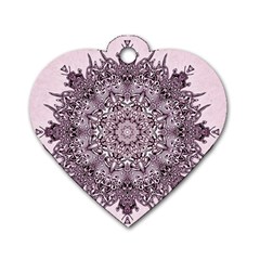 Sacred Art Shaman Shamanism Dog Tag Heart (one Side) by Nexatart