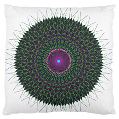 Pattern District Background Large Flano Cushion Case (one Side)