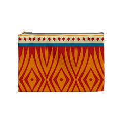 Shapes In Retro Colors       Cosmetic Bag by LalyLauraFLM