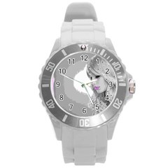 Angel Round Plastic Sport Watch (l) by mugebasakart