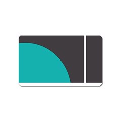 Turquoise Line Magnet (name Card)