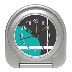 Turquoise Line Travel Alarm Clocks