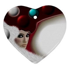 Carnaval Heart Ornament (two Sides) by mugebasakart