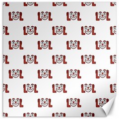 Lol Emoji Graphic Pattern Canvas 20  X 20   by dflcprints