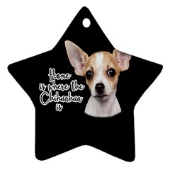 Chihuahua Ornament (star) by Valentinaart