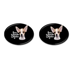 Chihuahua Cufflinks (oval) by Valentinaart