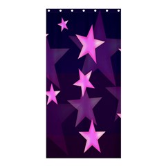 Background With A Stars Shower Curtain 36  X 72  (stall)  by Nexatart