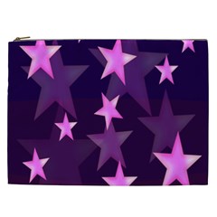 Background With A Stars Cosmetic Bag (xxl) 