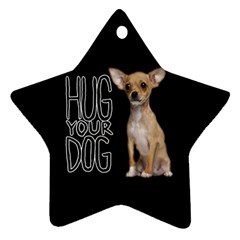 Chihuahua Star Ornament (two Sides)