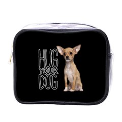 Chihuahua Mini Toiletries Bags by Valentinaart