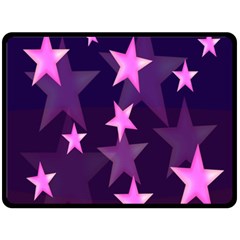 Background With A Stars Double Sided Fleece Blanket (large) 