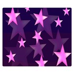 Background With A Stars Double Sided Flano Blanket (Small)  50 x40  Blanket Front