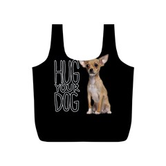 Chihuahua Full Print Recycle Bags (s)  by Valentinaart