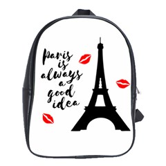 Paris School Bags(large)  by Valentinaart