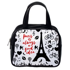 Paris Classic Handbags (one Side) by Valentinaart