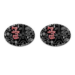 Paris Cufflinks (oval)