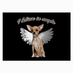 Angel Chihuahua Large Glasses Cloth by Valentinaart