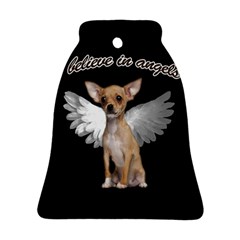 Angel Chihuahua Bell Ornament (two Sides) by Valentinaart