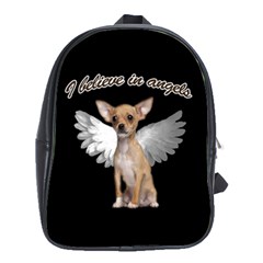 Angel Chihuahua School Bags (xl)  by Valentinaart