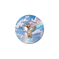 Angel Chihuahua Golf Ball Marker by Valentinaart