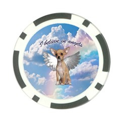 Angel Chihuahua Poker Chip Card Guard (10 Pack) by Valentinaart