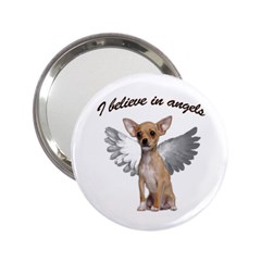 Angel Chihuahua 2 25  Handbag Mirrors by Valentinaart