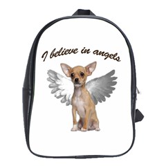 Angel Chihuahua School Bags (xl)  by Valentinaart