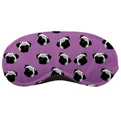 Pug Dog Pattern Sleeping Masks by Valentinaart