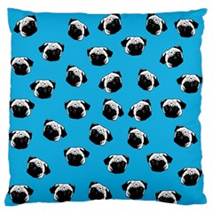 Pug Dog Pattern Standard Flano Cushion Case (two Sides) by Valentinaart