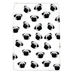 Pug Dog Pattern Flap Covers (l)  by Valentinaart