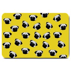 Pug dog pattern Large Doormat 