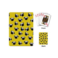 Pug dog pattern Playing Cards (Mini) 