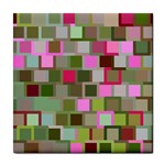 Color Square Tiles Random Effect Tile Coasters Front