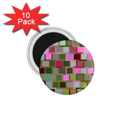 Color Square Tiles Random Effect 1 75  Magnets (10 Pack)  by Nexatart