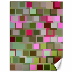 Color Square Tiles Random Effect Canvas 36  X 48   by Nexatart