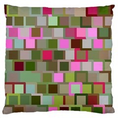 Color Square Tiles Random Effect Standard Flano Cushion Case (one Side) by Nexatart