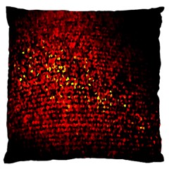 Red Particles Background Large Cushion Case (two Sides) by Nexatart