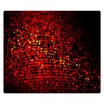 Red Particles Background Double Sided Flano Blanket (Small)  50 x40  Blanket Front