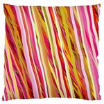 Color Ribbons Background Wallpaper Large Flano Cushion Case (Two Sides) Front