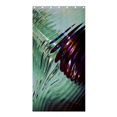 Out Of Time Glass Pearl Flowag Shower Curtain 36  X 72  (stall)  by Nexatart